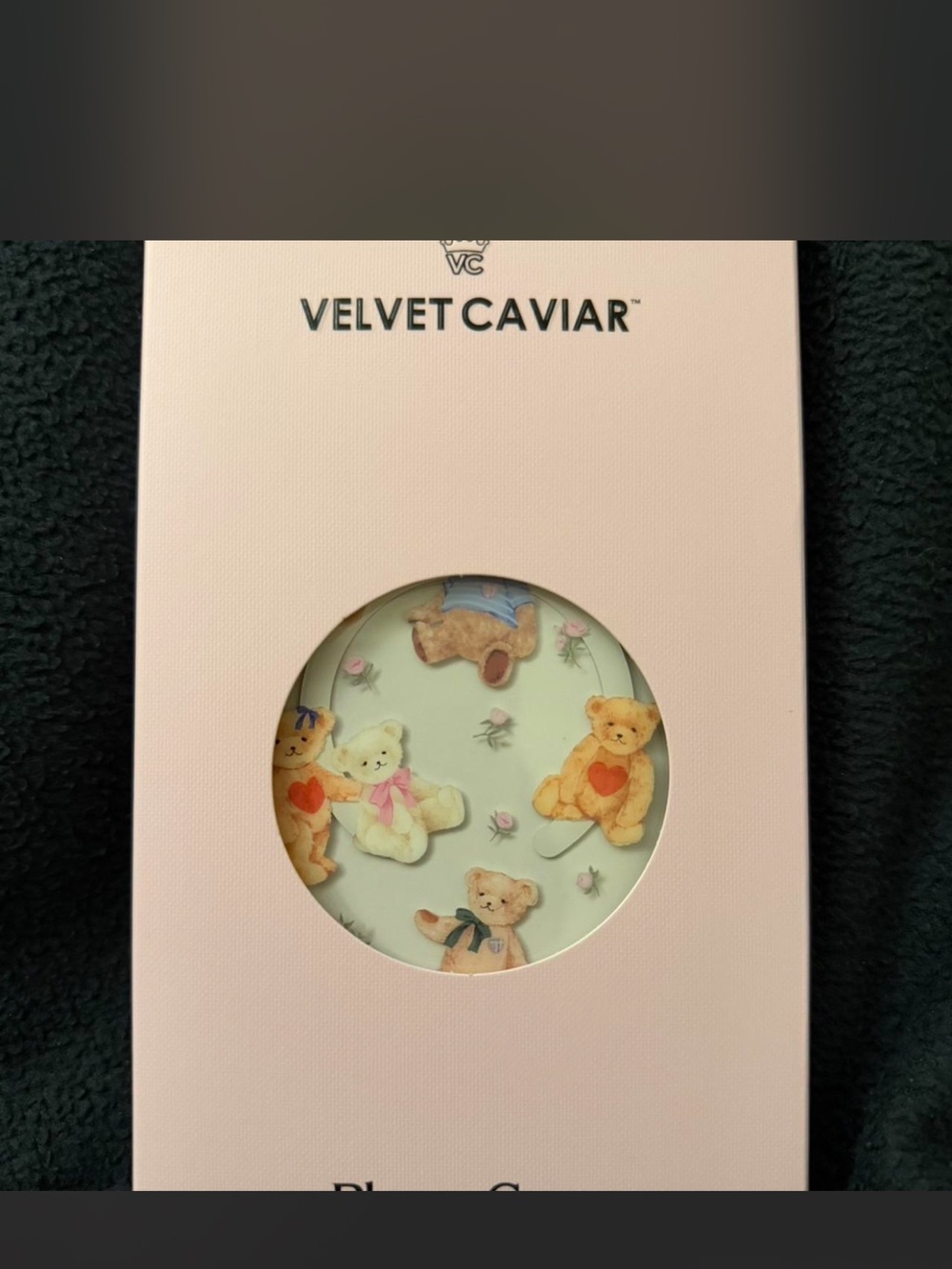 Velvet Caviar Pastel Teddy Bear iPhone Case